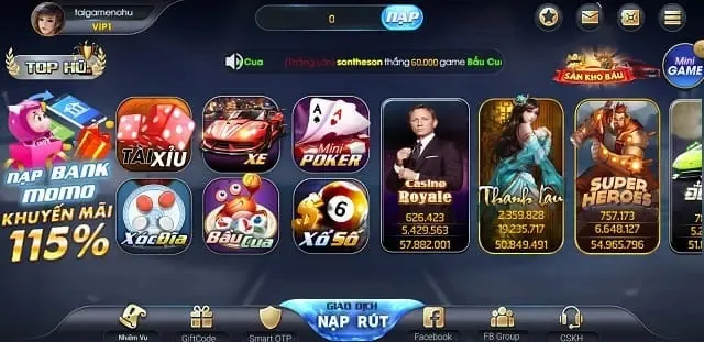 Các trò chơi platform trên nền tảng Win55 - Win55