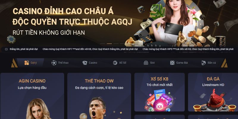 Trò chơi máy đánh bạc Aog777 Fun - Đăng ký để nhận phần thưởng lớn! - Aog777