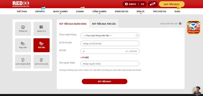 Nền tảng game Abcvip cung cấp nhiều phương thức nạp và rút tiền khác nhau - Abcvip