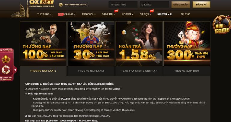Nạp tiền vào tài khoản của bạn trên trang web P3bet Games - P3bet