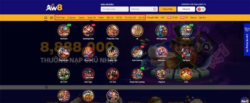 Một thư viện game phong phú thuộc hàng Hq88 - Hq88
